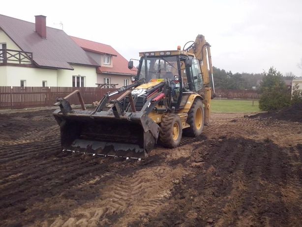 Usługi koparką kołową,koparko-ładowarką,kruszywo,ziemia,transport1-28T