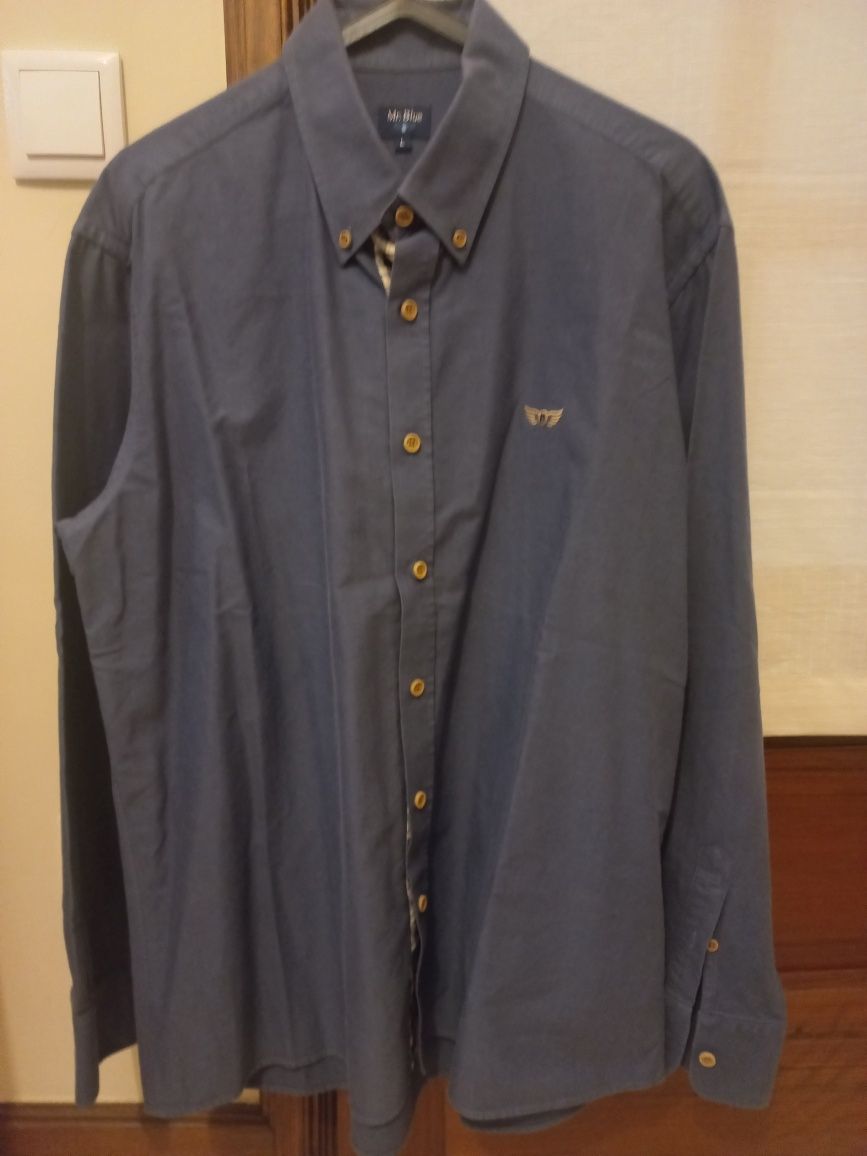 Camisa homem tam L como NOVA Mr. Blue