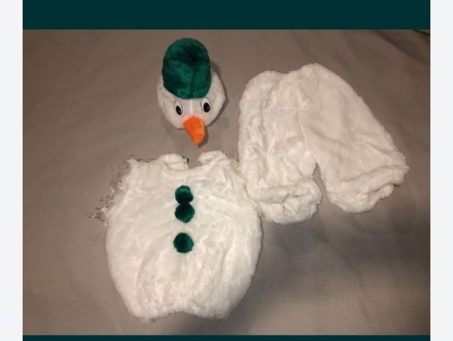 Новорічний костюм Сніговик