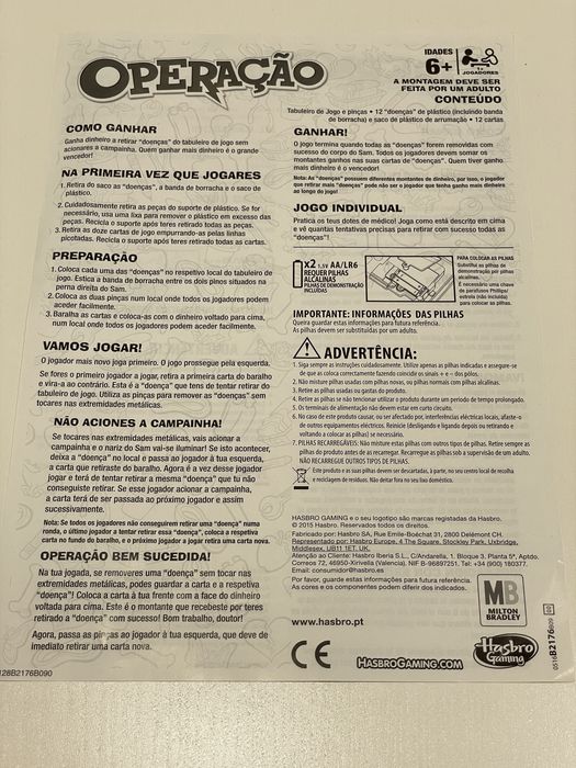 Jogo Operação Coração - Hasbro