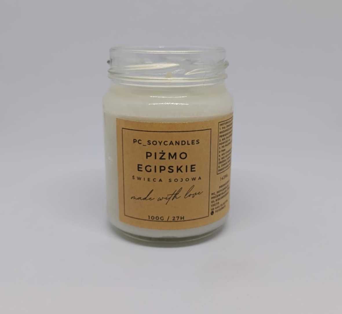 Świeca Sojowa Zapachowa Piżmo Egipskie 143ml 27h