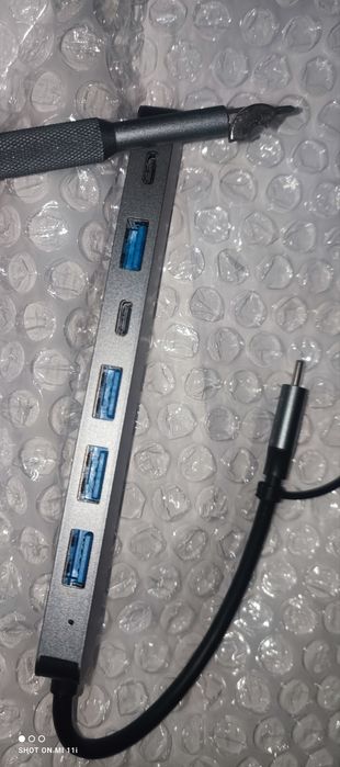 Nowy hub USB-C 7w1 – USB2.0, USB3.0.