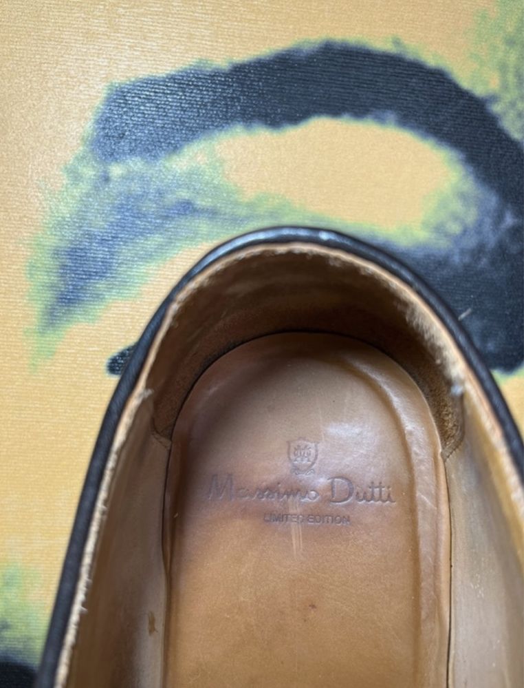 Sapatos em Pele Massimo Dutti