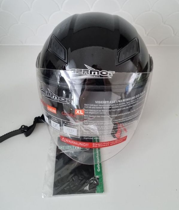 Kask Motocyklowy Otwarty Odrzutowy  Rozmiar XL  Germot GM190