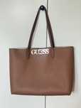 Torebka Guess beżowa camel shopperka