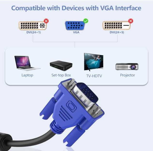 Kabel VGA do VGA Weduda