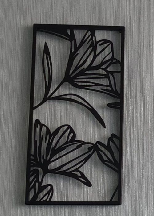 Ozdoba dekoracja ścienna metal