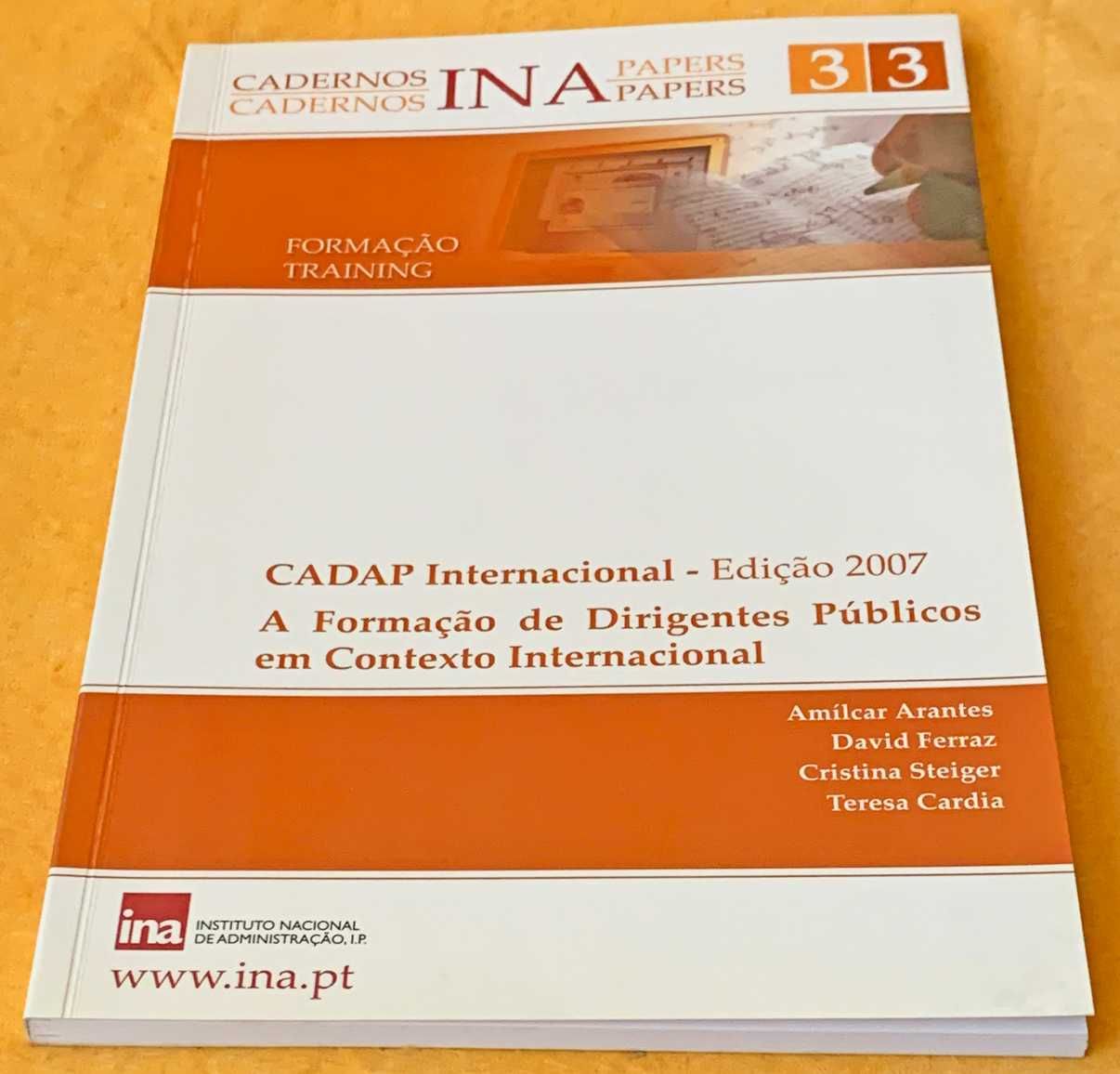 Livro Novo: CADAP Internacional Form.Dirigentes Públ.Cont.Inter.