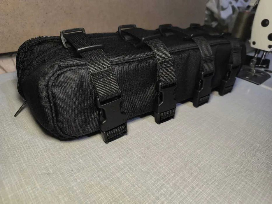 Посилена підрамна велосумка для акумулятора велосипеда АКБ на ременях