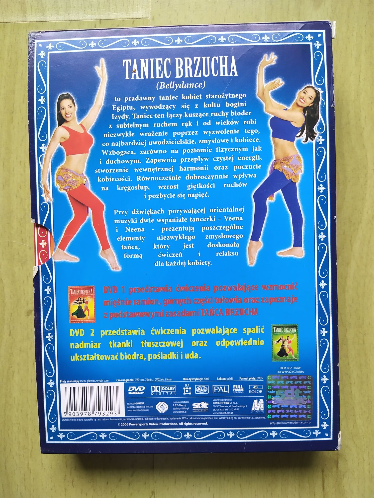 Taniec brzucha 2 DVD tańcz i wyglądaj piękniej