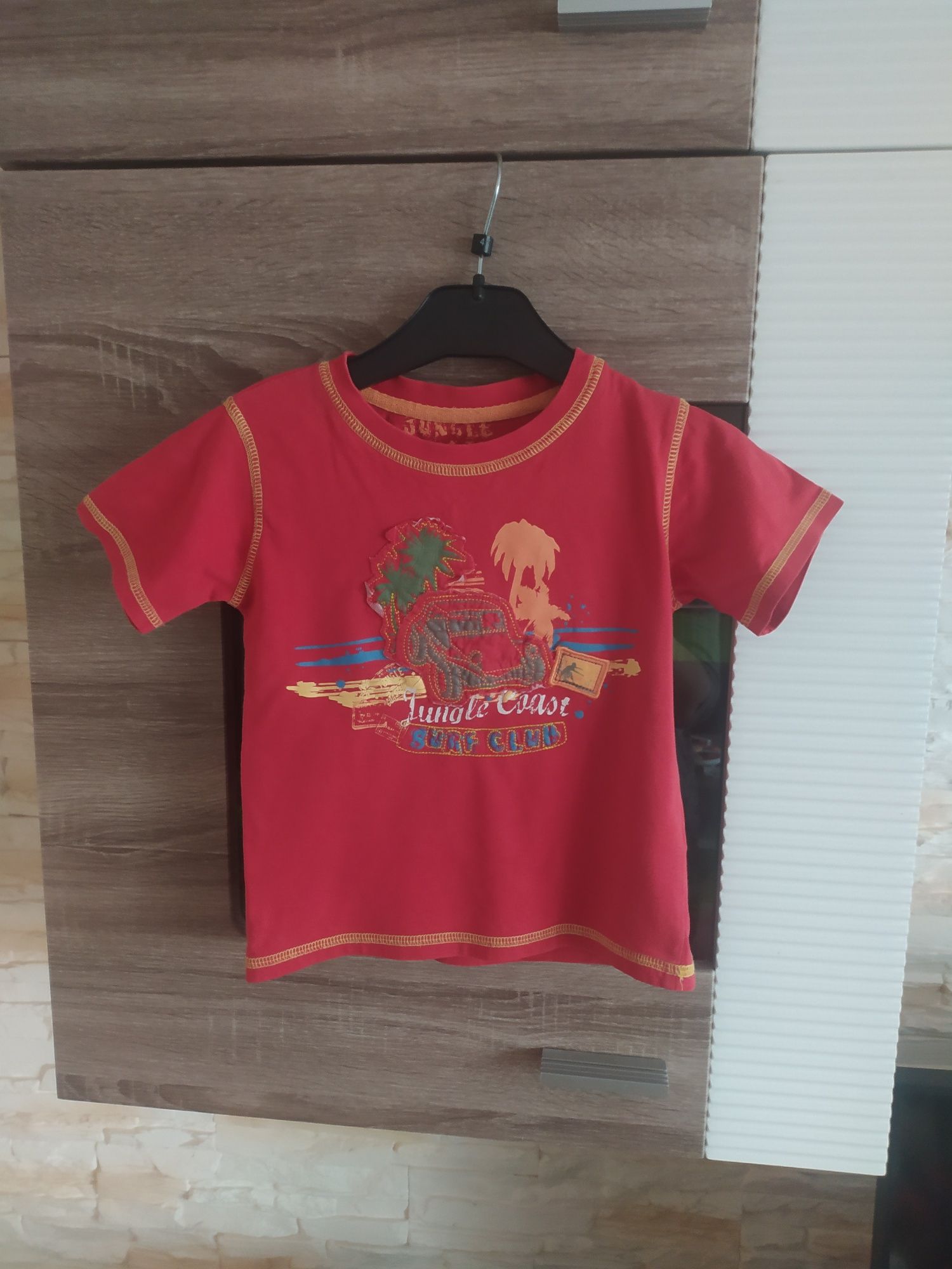 T-shirt koszulka z krótkim rękawem bawełniana bluzka 98 104