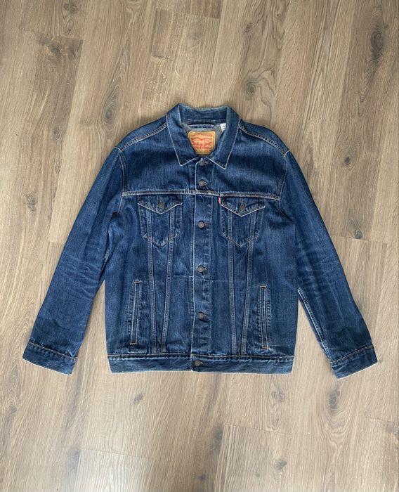 Куртка джинсова темно синя чоловіча Levi's ОРИГІНАЛ