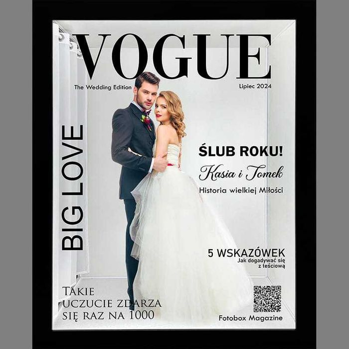 Wynajem Fotobox Magazine – FOTOBUDKA VOGUE + druk zdjęć,