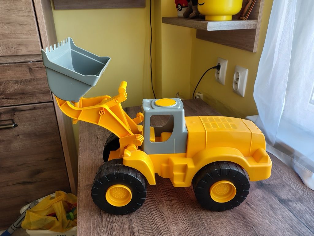 Zestaw 3 pojazdów budowlanych Wader + gratis