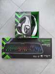 Zestaw gamingowy Battletron klawiatura RGB + słuchawki