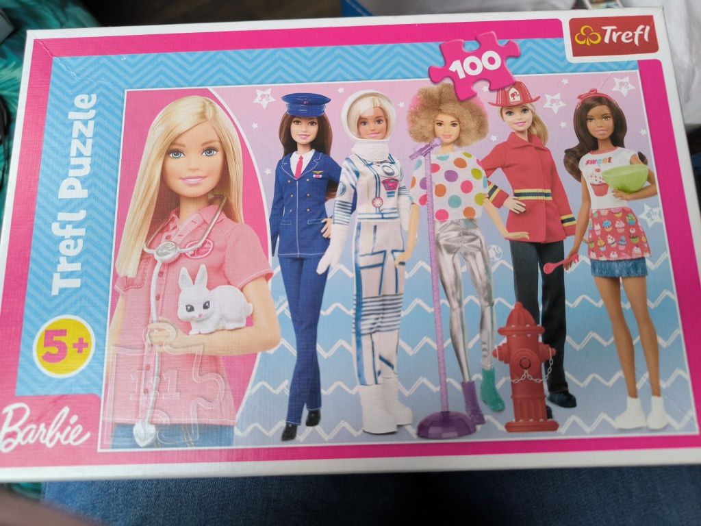 Puzzle Barbie 100elementow