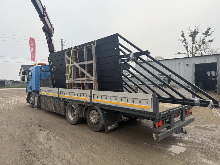 Volvo fe280 skrzynia + dzwig  HDS HMF (hiab palfinger ) na export