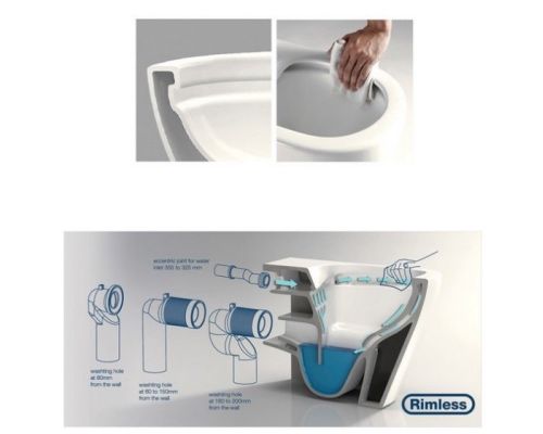 Інсталяція GROHE з кнопкою хром + Унітаз з кришкою Soft-Close
