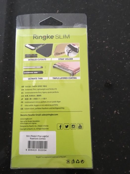 iPhone 6 Plus SLIM -obudowa LogoCut RoyalGold COMBO