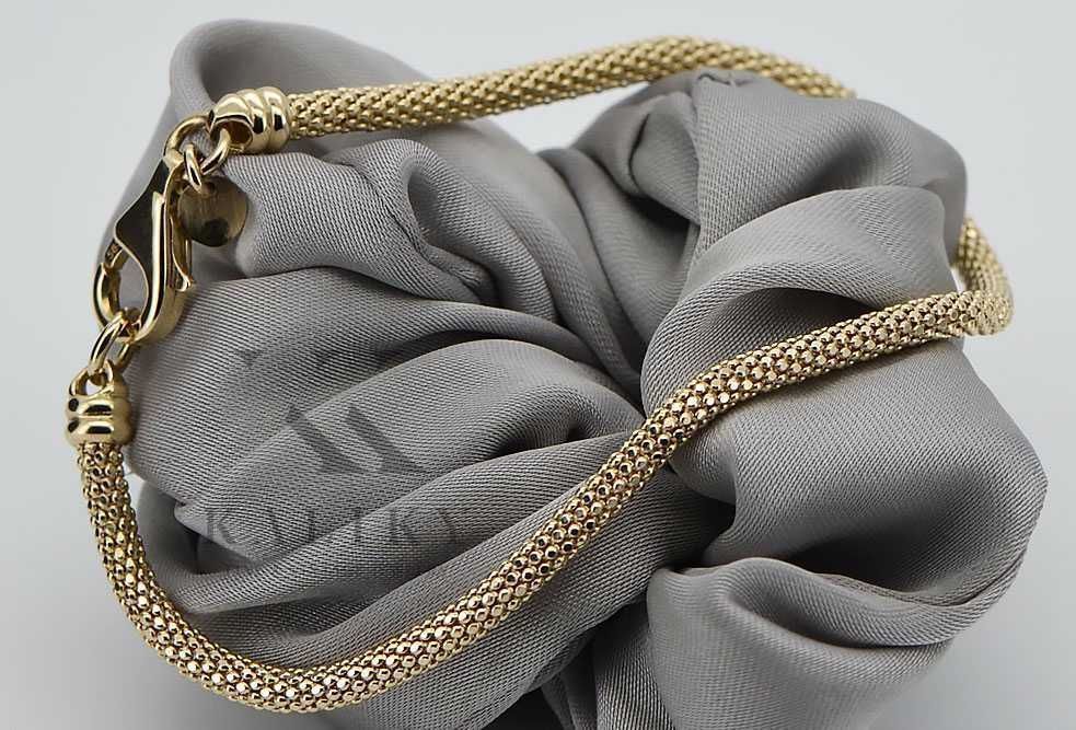 Złota bransoletka 14k 585 włoska Linka ażurowa cb075y Wrocław