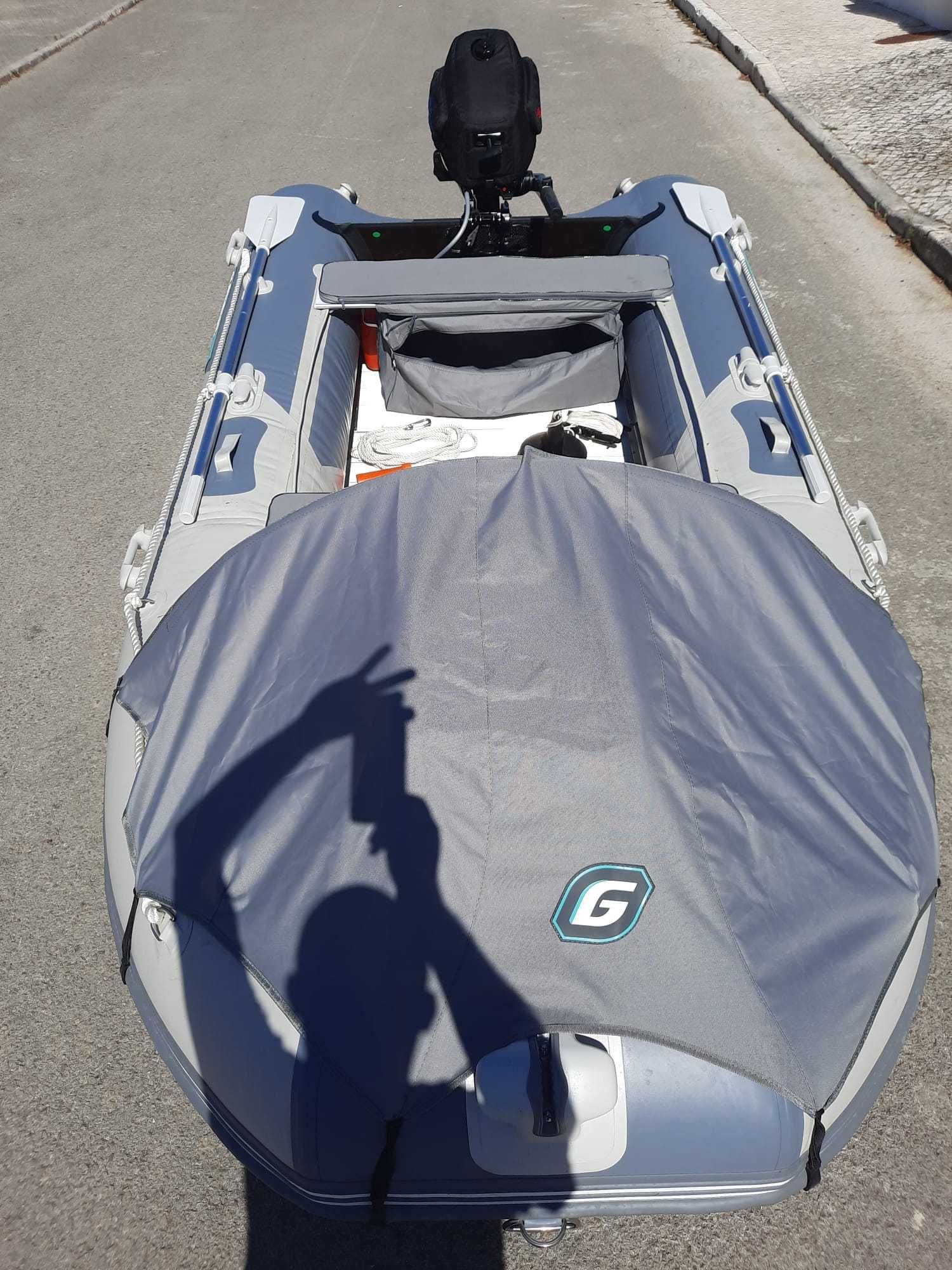 Barco Insuflável + Motor + Atrelado