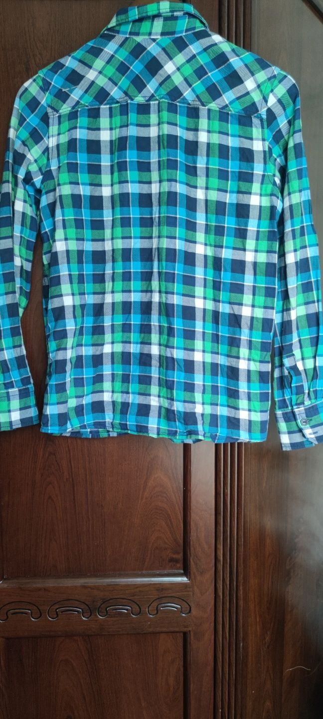 Рубашка H&M 164 размер хлопок для мальчика подростка