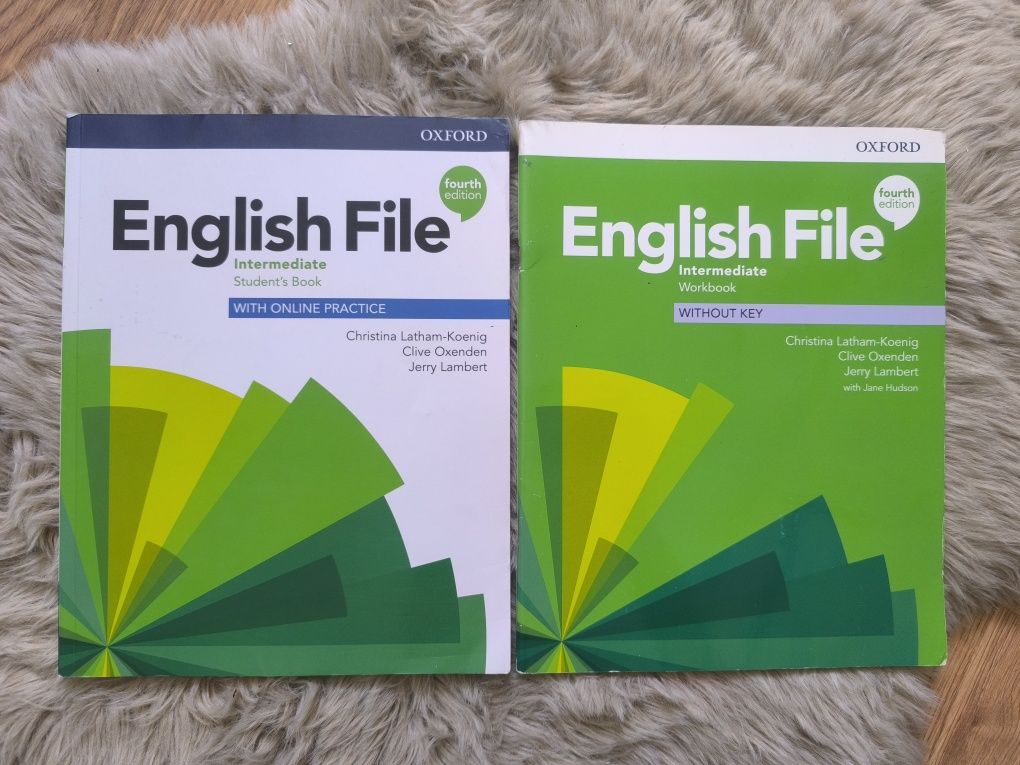 English File Intermediate jak nowy komplet podręcznik ćwiczenie 4th
