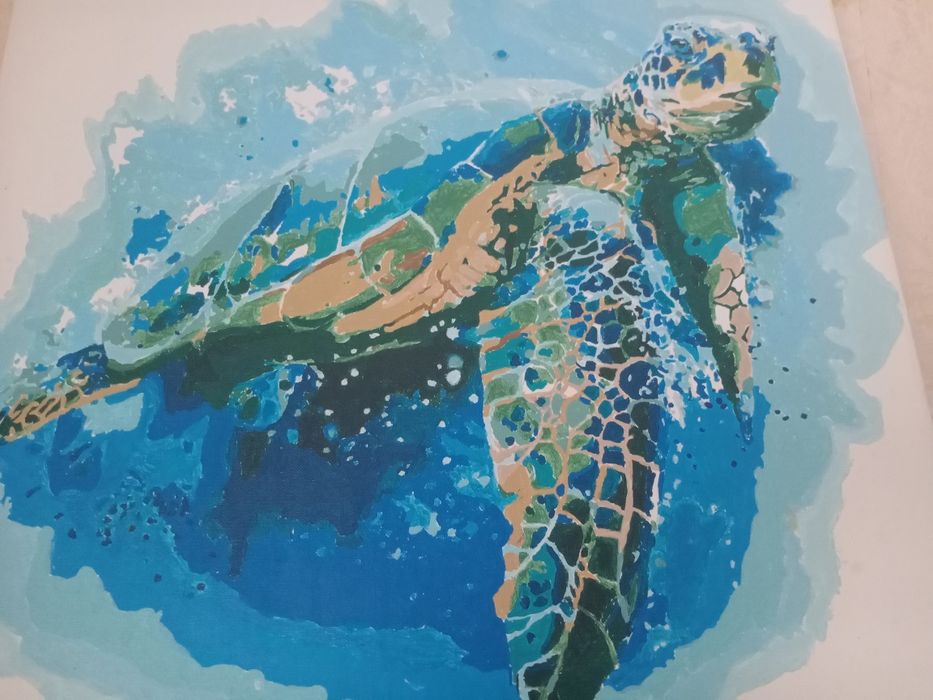 Дві готові картини по номерам