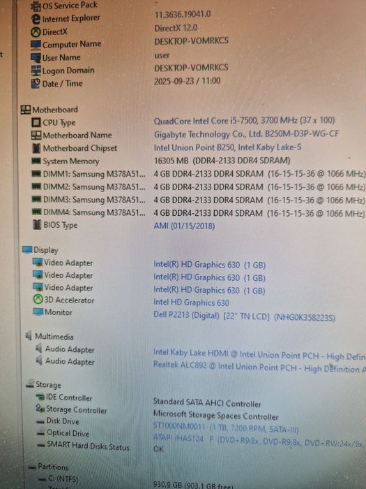 Intel i5-7500 3.8ghz/16gb/Материнка(m.2ssd) Бистрий комплект s1151