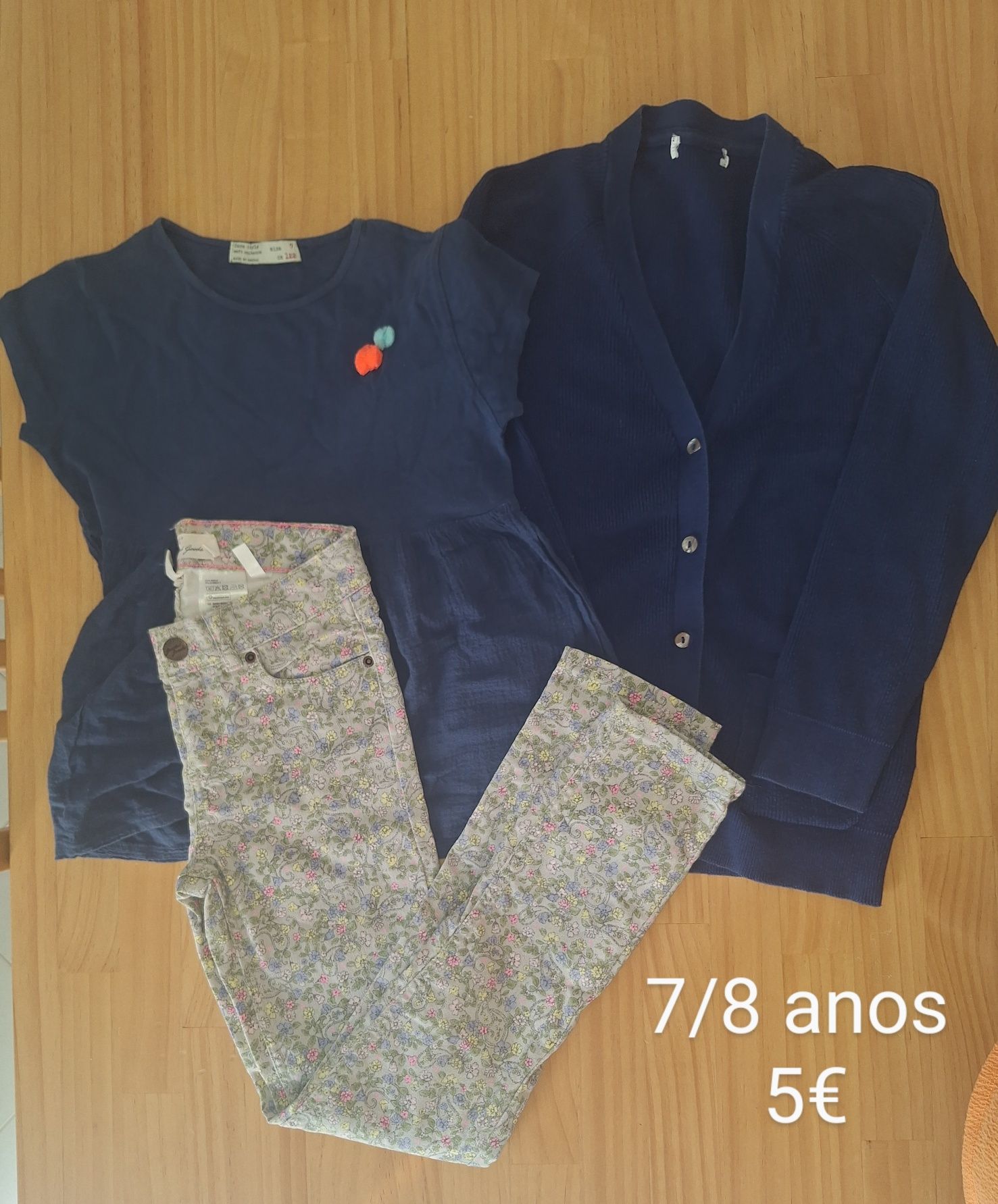 Conjunto menina 7/8 anos