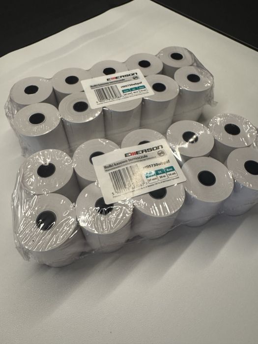 Rolki kasowe termoczułe do drukarki fiskalnej 57/30 20 szt