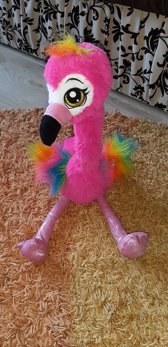 Інтерактивна м'яка іграшка Фламінго танцює і співає 30 см