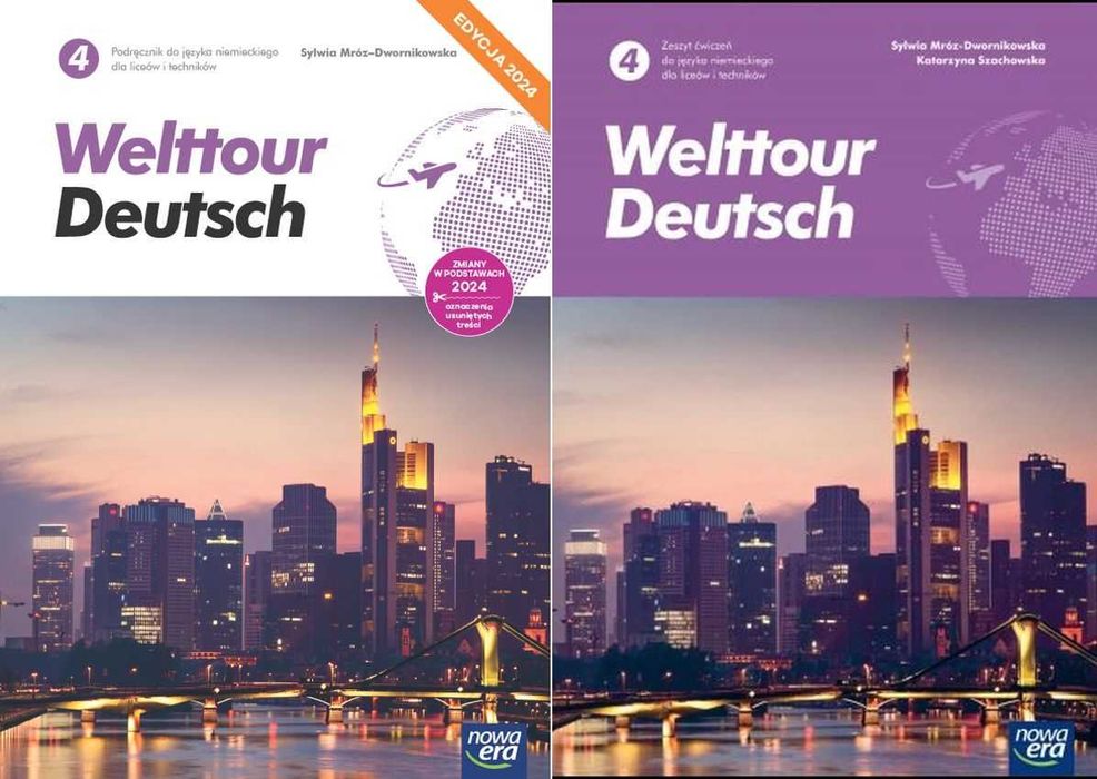 Welttour Deutsch 4 Podręcznik + Ćwiczenia Komplet
