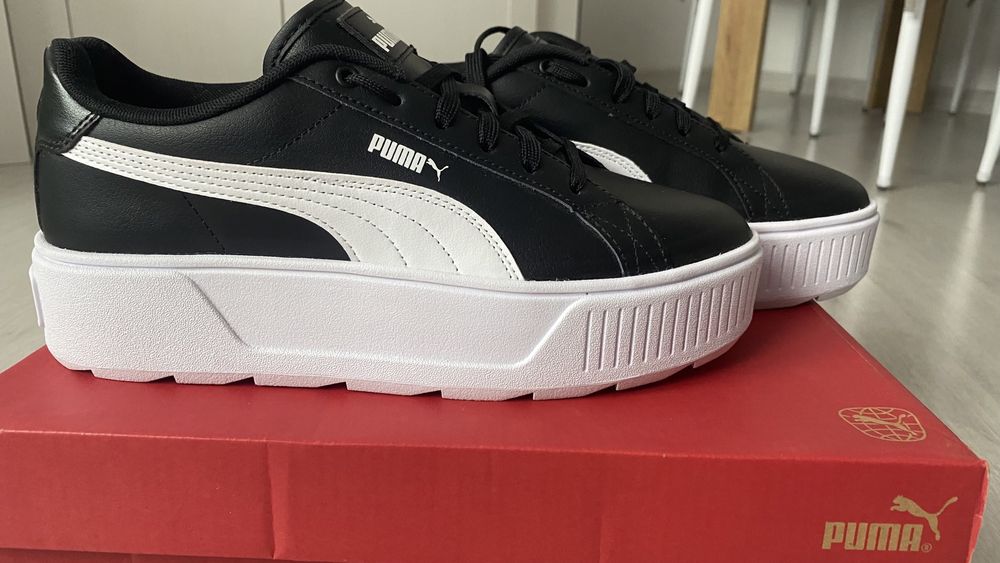 Buty puma nowe czarne na koturnie rozmiar 39………………