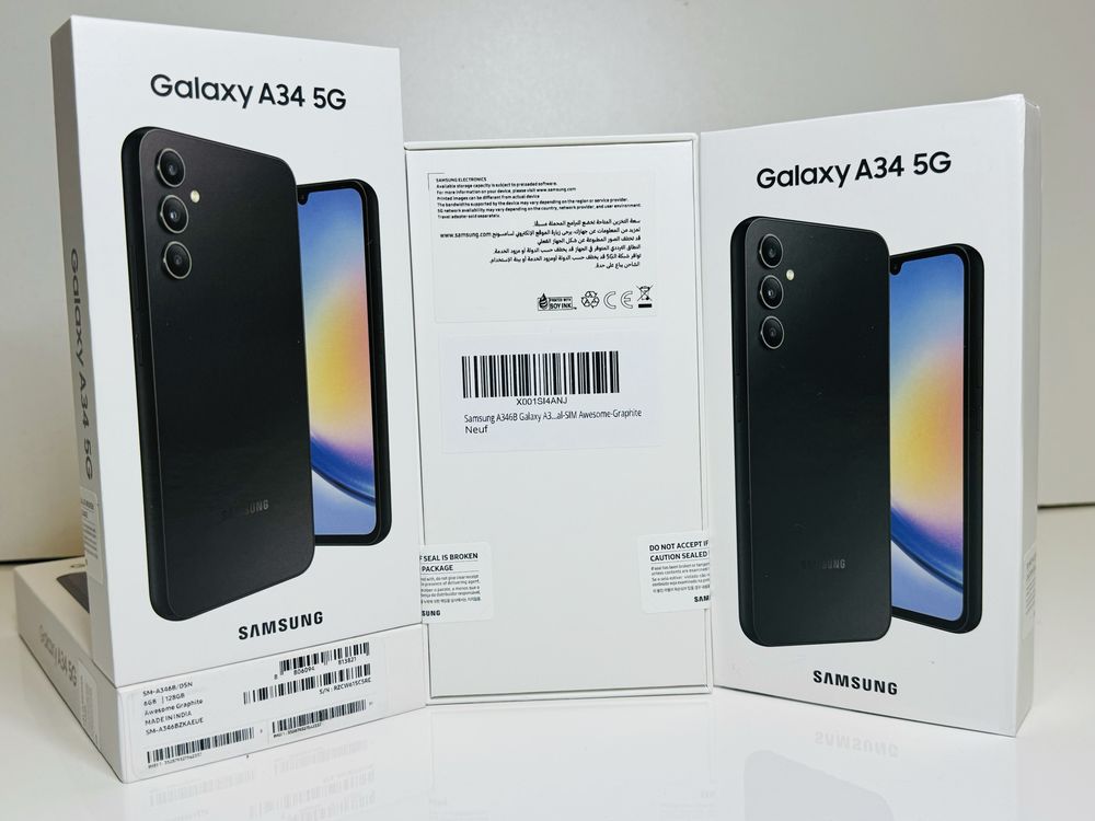 ГАРАНТІЯ телефон Samsung Galaxy A34 5G SM-A346B 6/128GB Чорн ГАРАНТІЯ