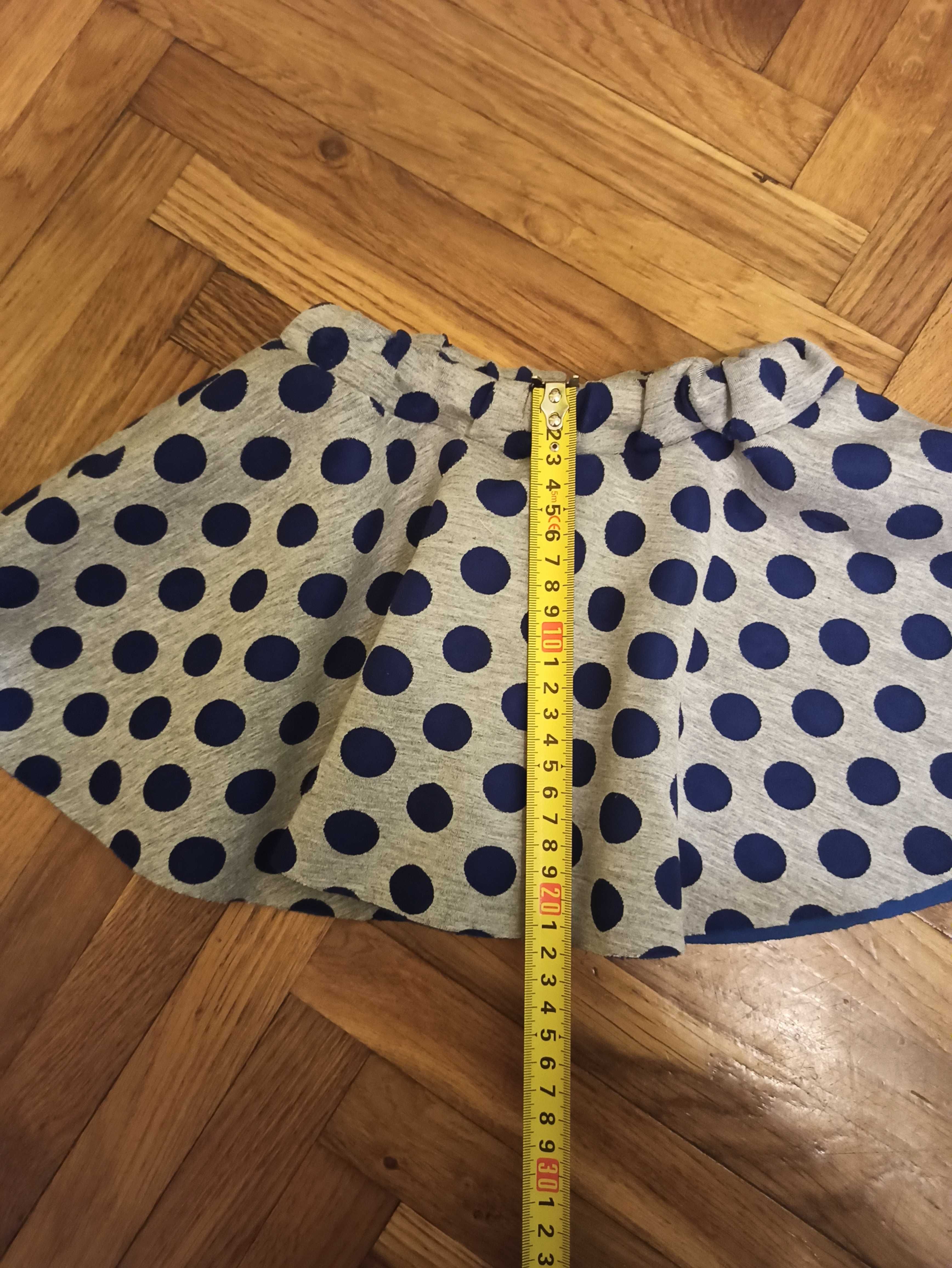 Spódniczka grochy 2 latka spódnica z koła