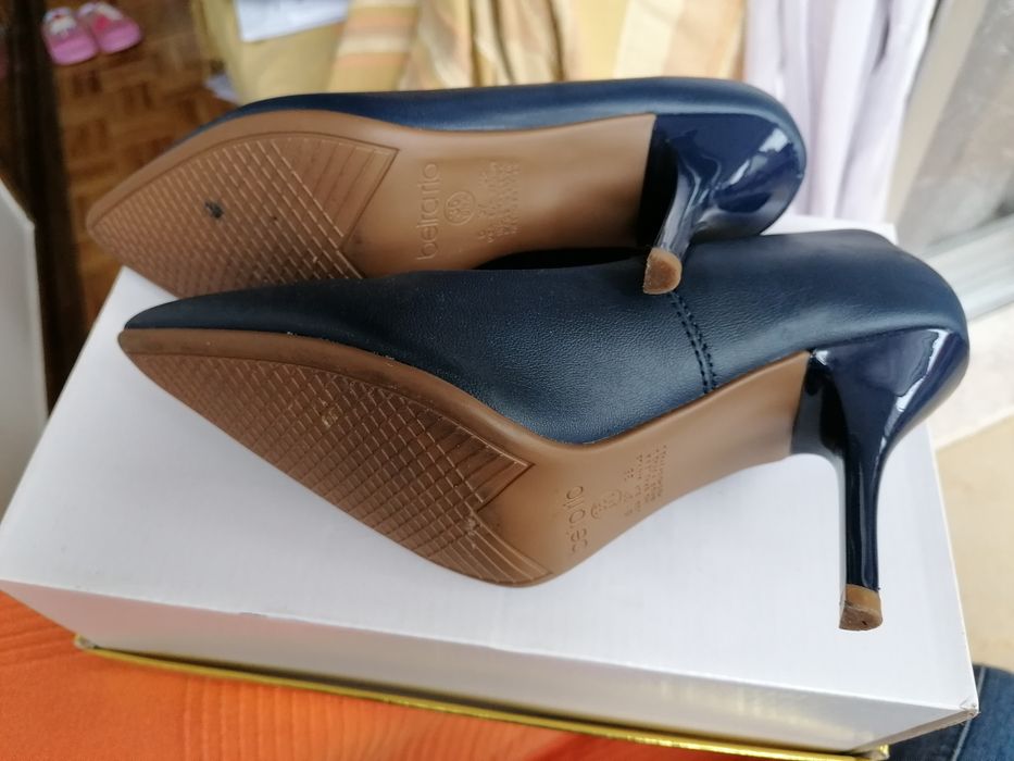 Sapato de senhora em azul escuro - tamanho 36  Seaside