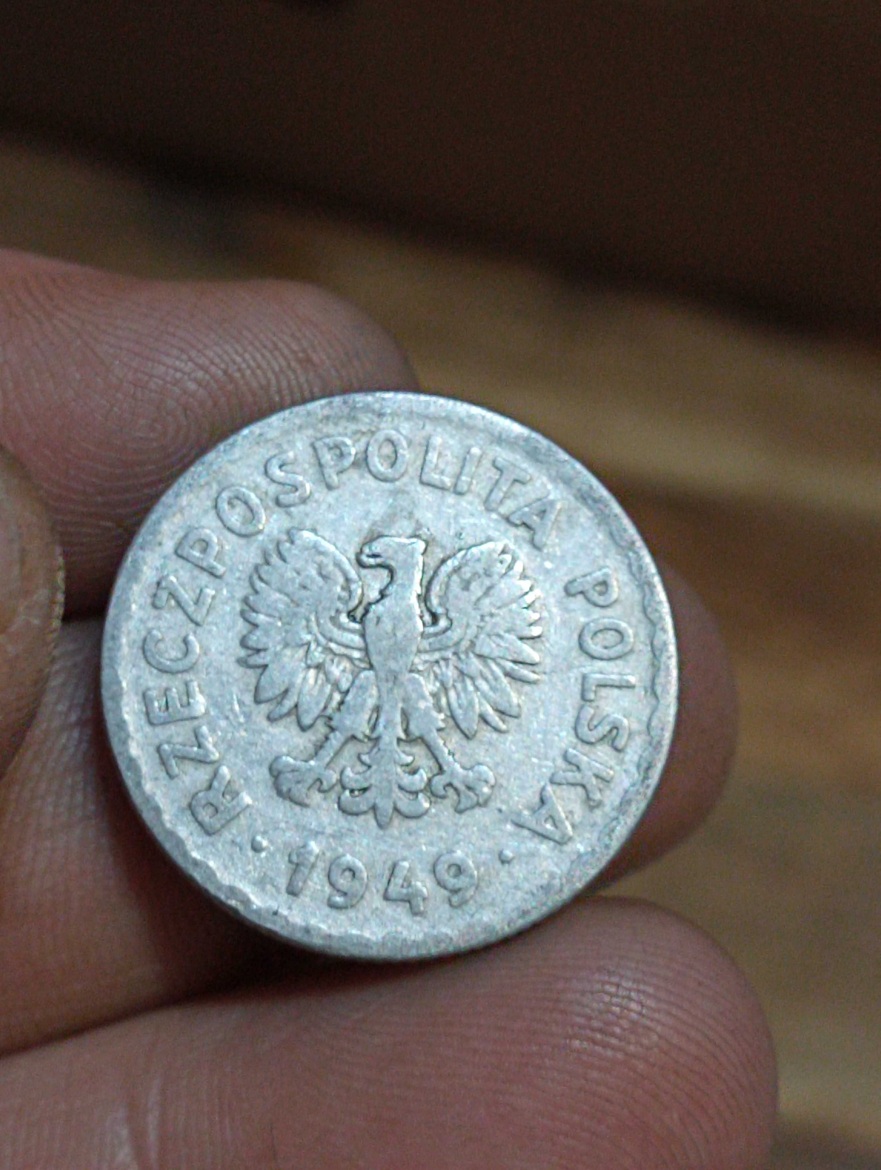 Sprzedam nnn monete 1 zloty 1949 rok bzm