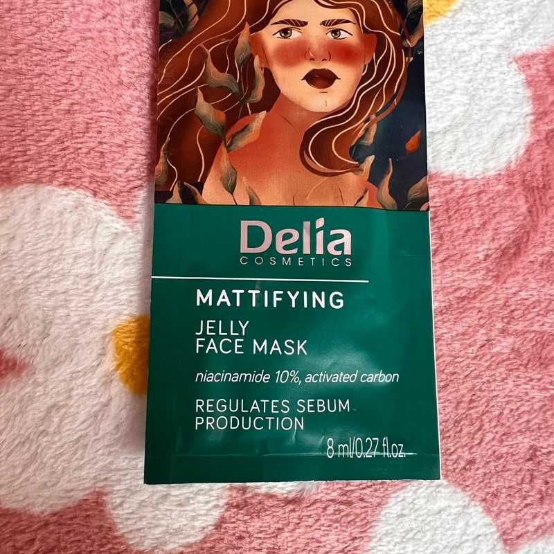 Delia Mattifying żelowa maska matująca do twarzy, 8 ml wyprzedaż