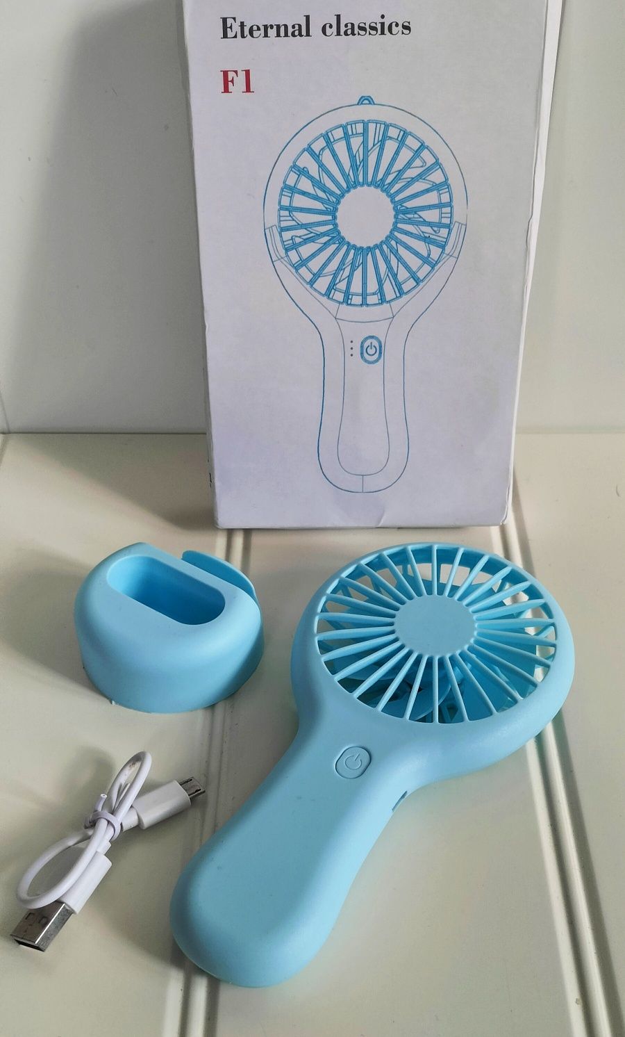 Mini wentylator wiatraczek przenośny USB nowy LED 3 prędkości
