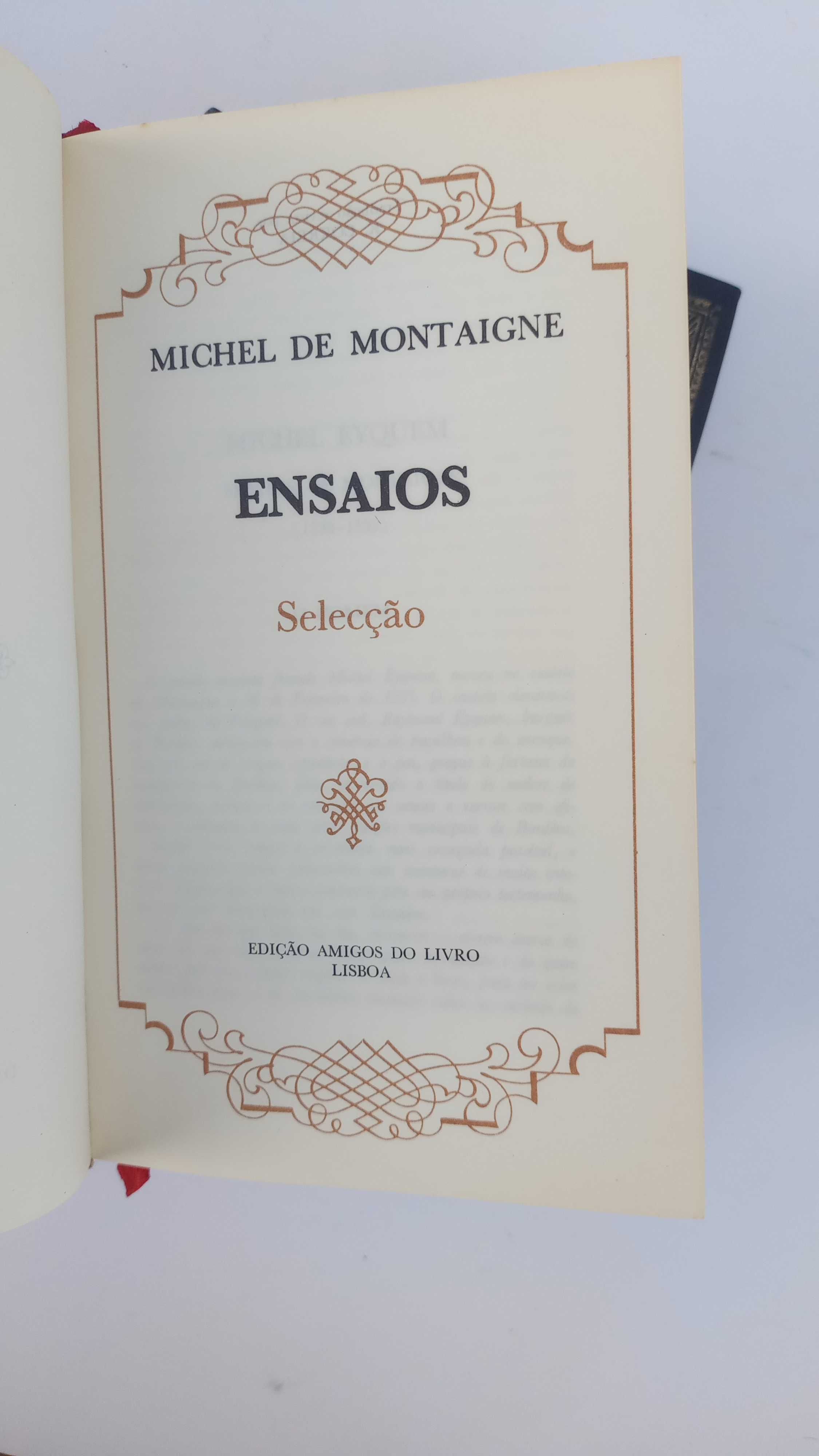 O Principe e A Arte da Guerra - Maquiavel / Ensaios - Michel Montaigne