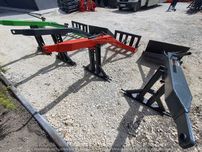 Ładowacz na tył ciągnika TUR na tył z łyżką do ziemi widły do obornika