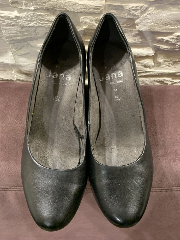 Buty, czółenka firmy JANA skóra r.40 (26,5 cm), soft flex