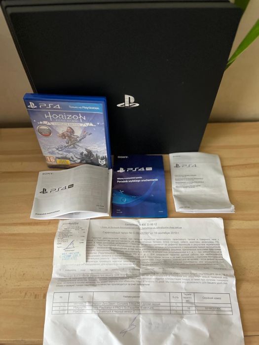Консоль Sony PlayStation 4 PRO 1TB Black