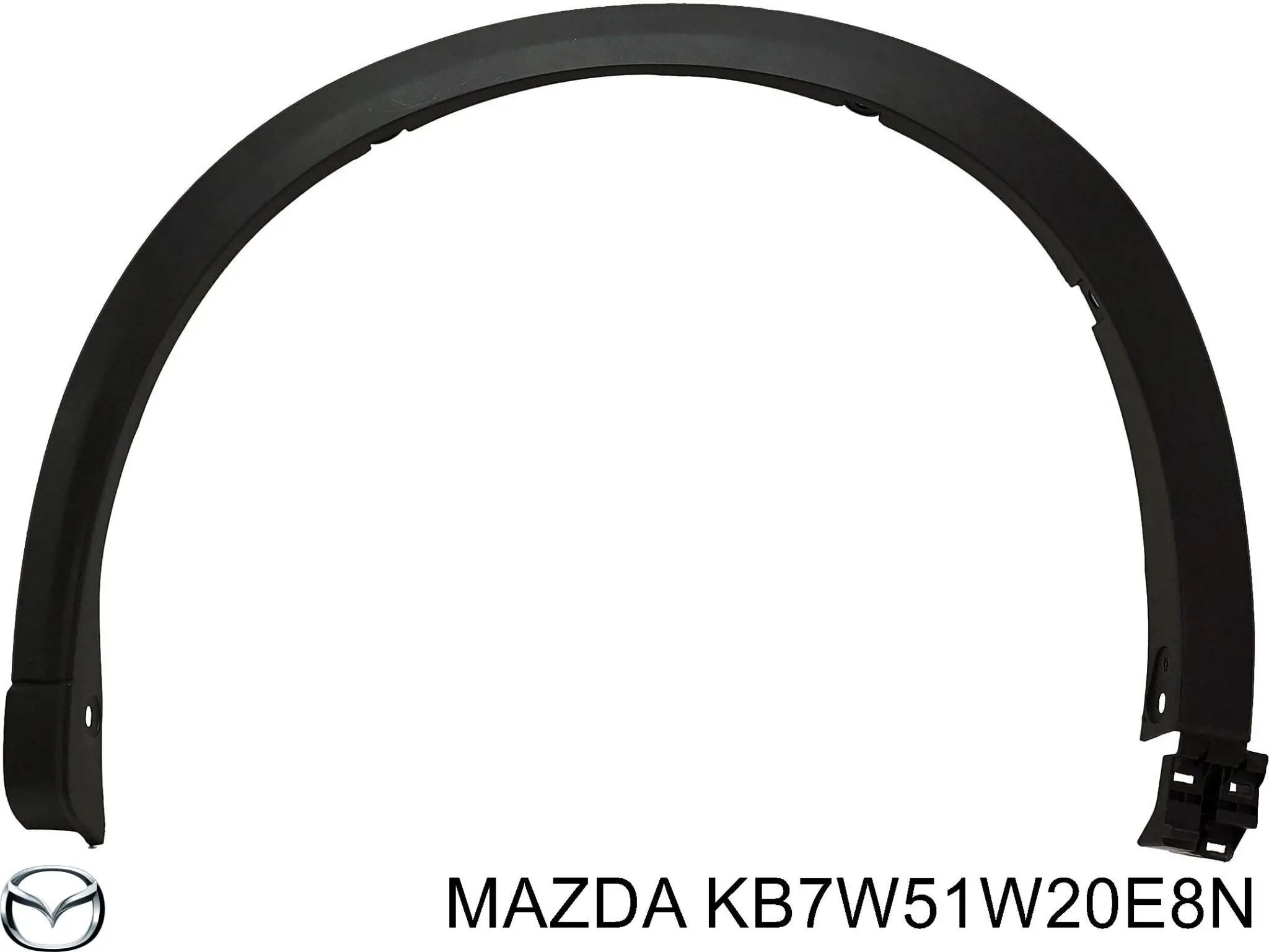 Накладка арок передняя правая Mazda CX5 17-21