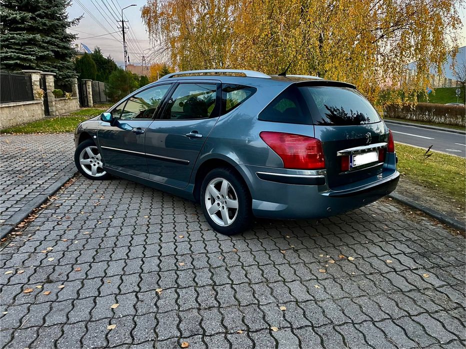 Śliczny.Peugot.407.Sw.2006r.2.0.HDI.Diesel.Panorama.Dł.Opł.Moż.Zamiana