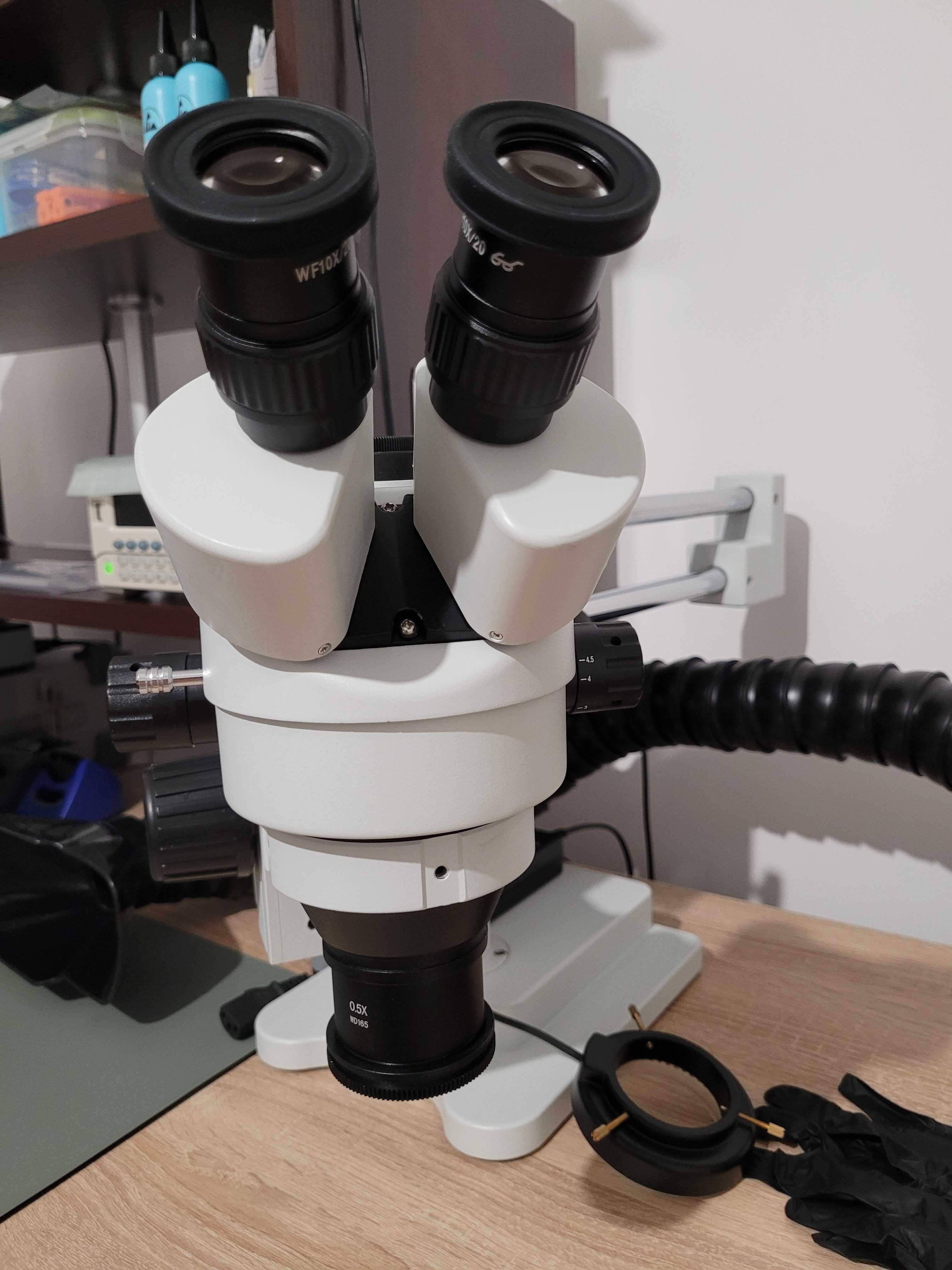 Mikroskop stereoskopowy do naprawy elektroniki Optek SZM7045T