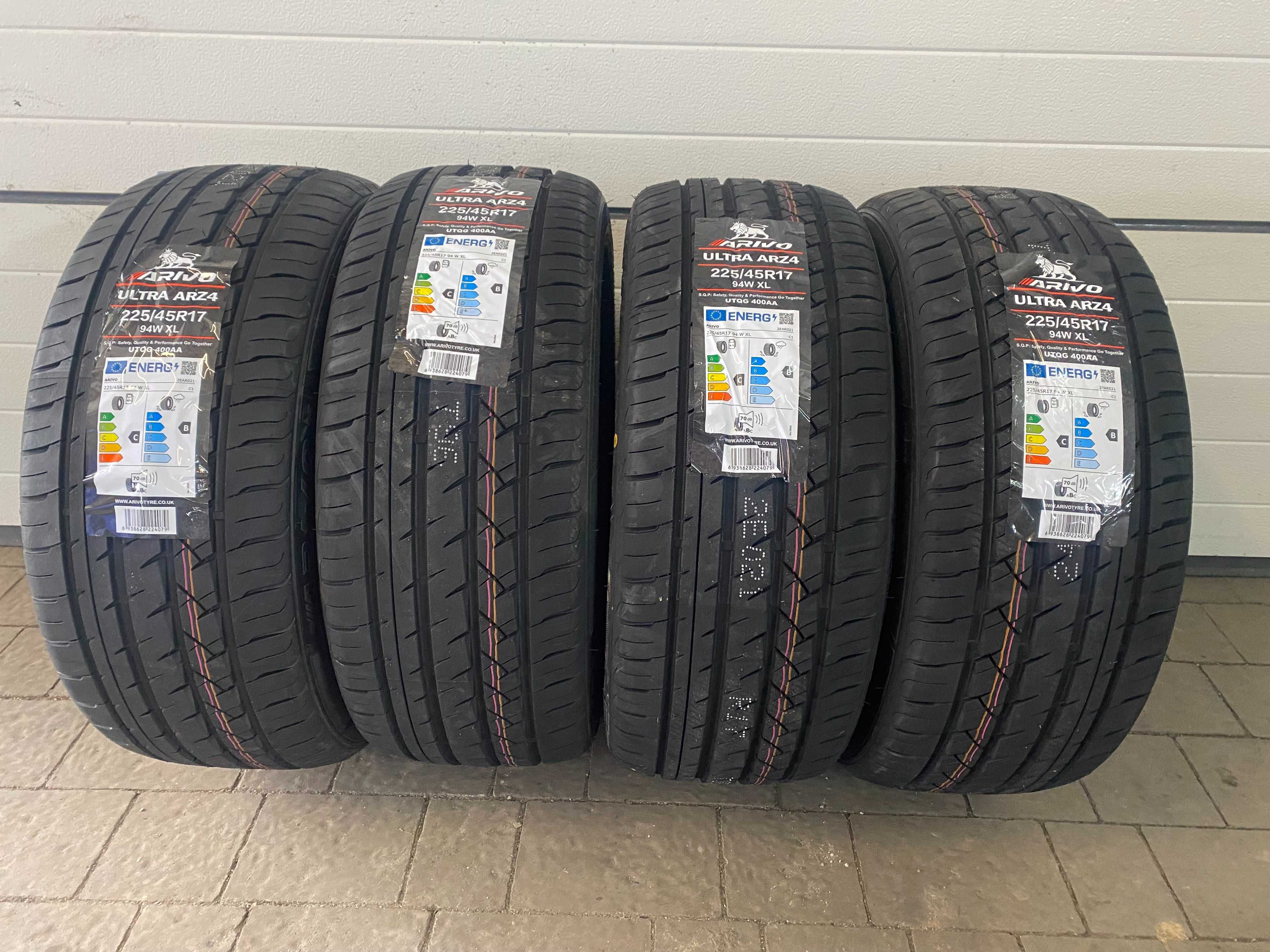 4x 225/45 R.17 94W XL Arivo Ultra ARZ4 NOWE 2024 Rant ochronny 2 4szt.