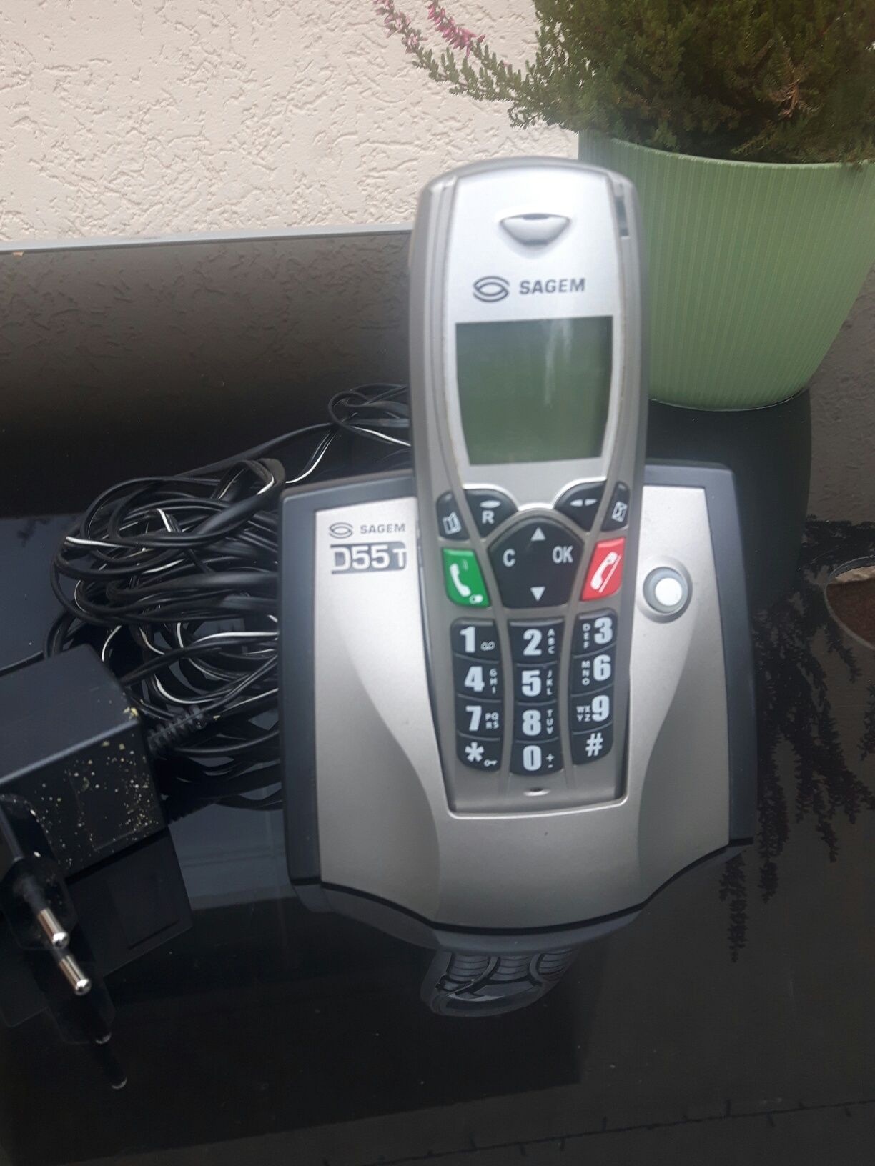 Telefon stacjonarny słuchawka  bezprzewodowa