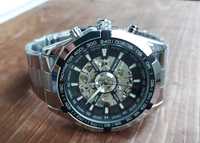 Наручний годинник чоловічий механічний сталевий часы мужские механика